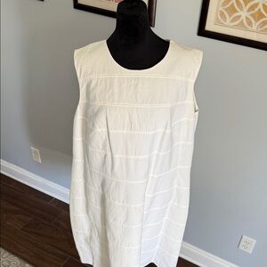 Calvin Klein Cream Sleeveless Dress